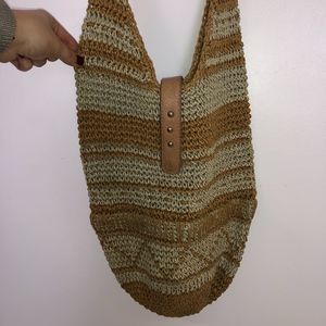 Free People Macrame Cross-body Tote